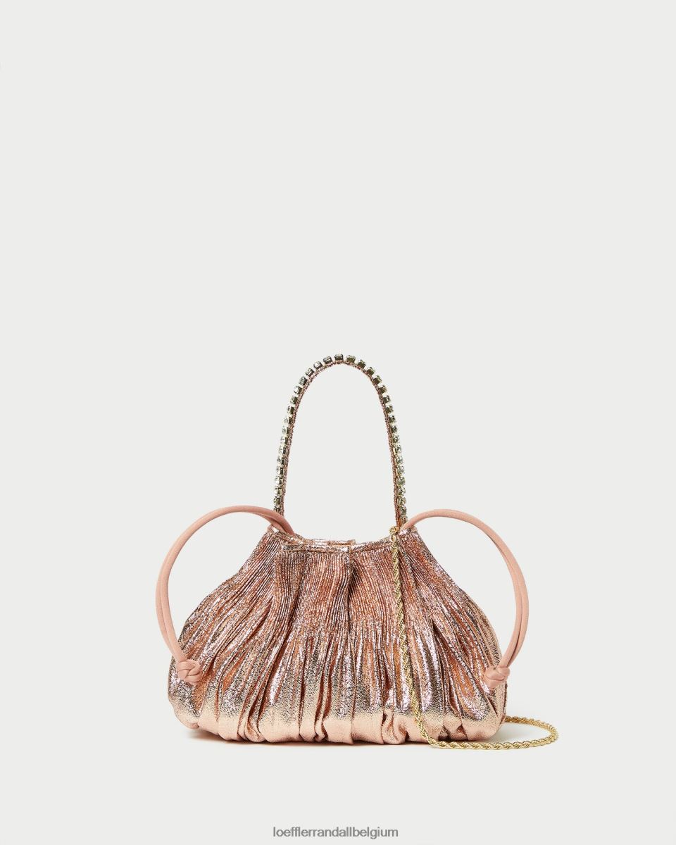 Sacs Loeffler Randall pochette plissée Layne dune femmes 04V42L388
