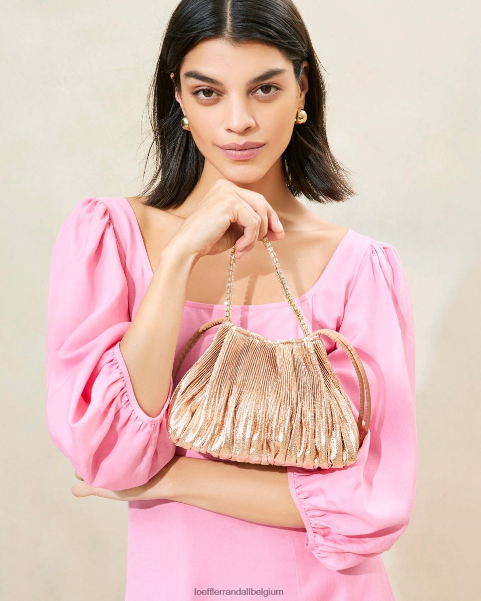 Sacs Loeffler Randall pochette plissée Layne dune femmes 04V42L388