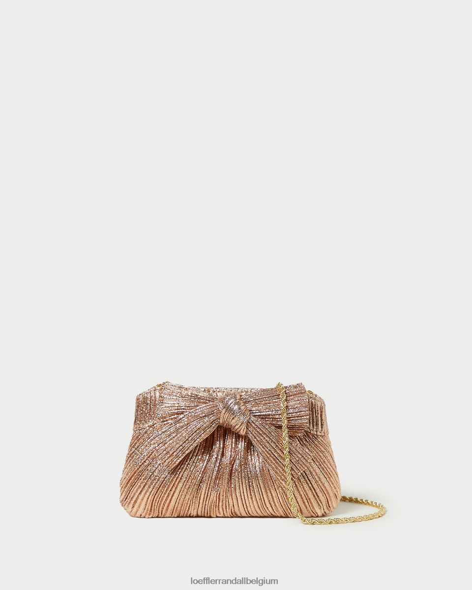 Sacs Loeffler Randall pochette rochelle à petit nœud dune femmes 04V42L364