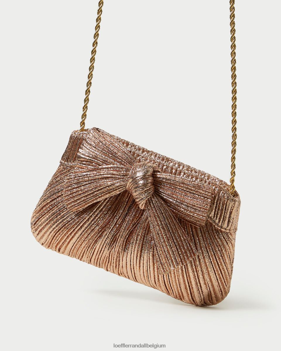 Sacs Loeffler Randall pochette rochelle à petit nœud dune femmes 04V42L364