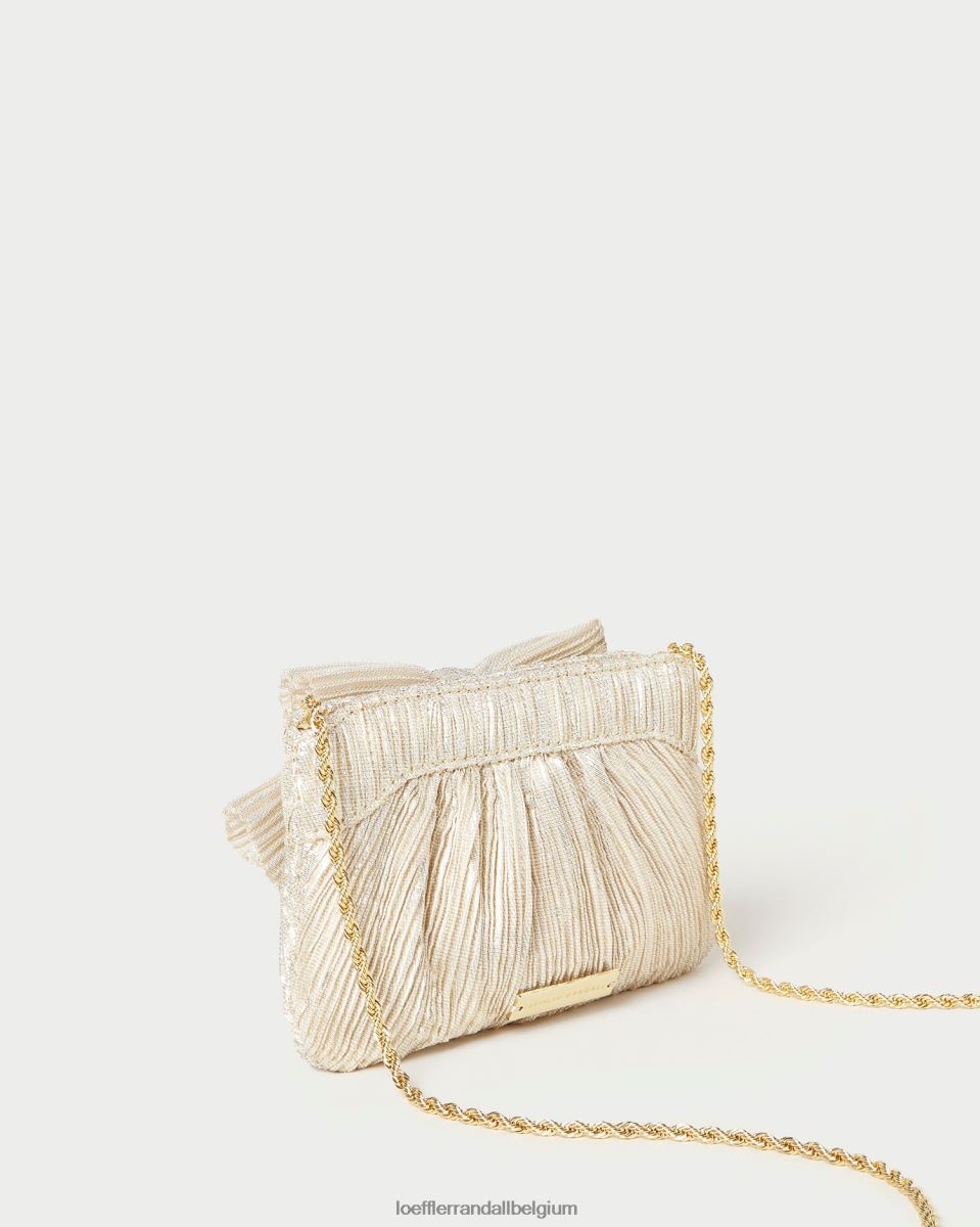 Sacs Loeffler Randall pochette rochelle à petit nœud platine femmes 04V42L342