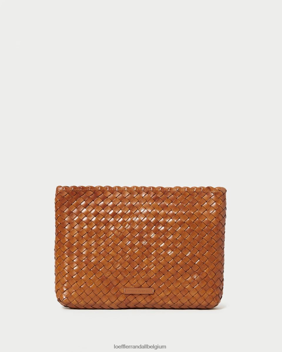 Sacs Loeffler Randall pochette tissée plate Marissa Charpente femmes 04V42L353