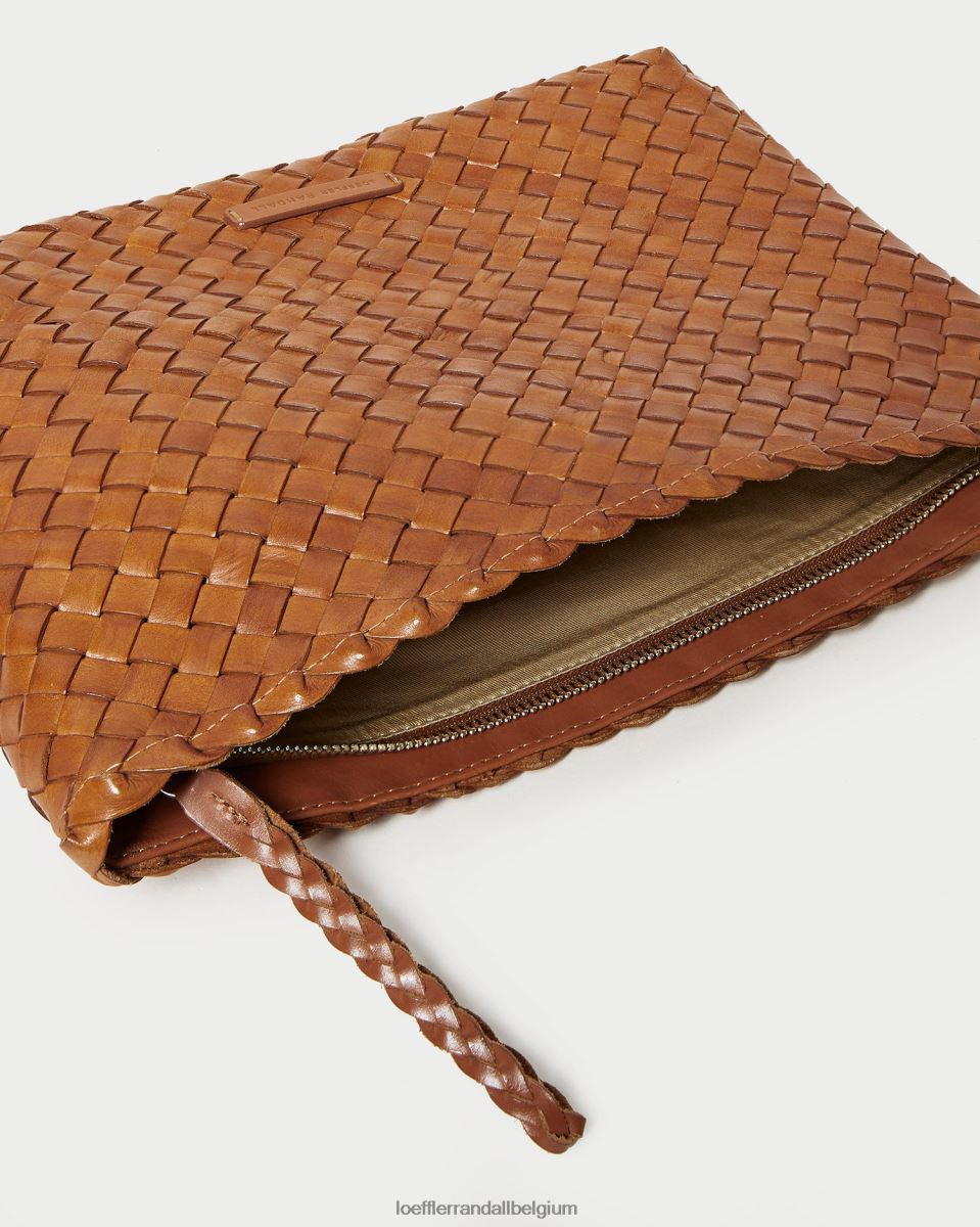 Sacs Loeffler Randall pochette tissée plate Marissa Charpente femmes 04V42L353