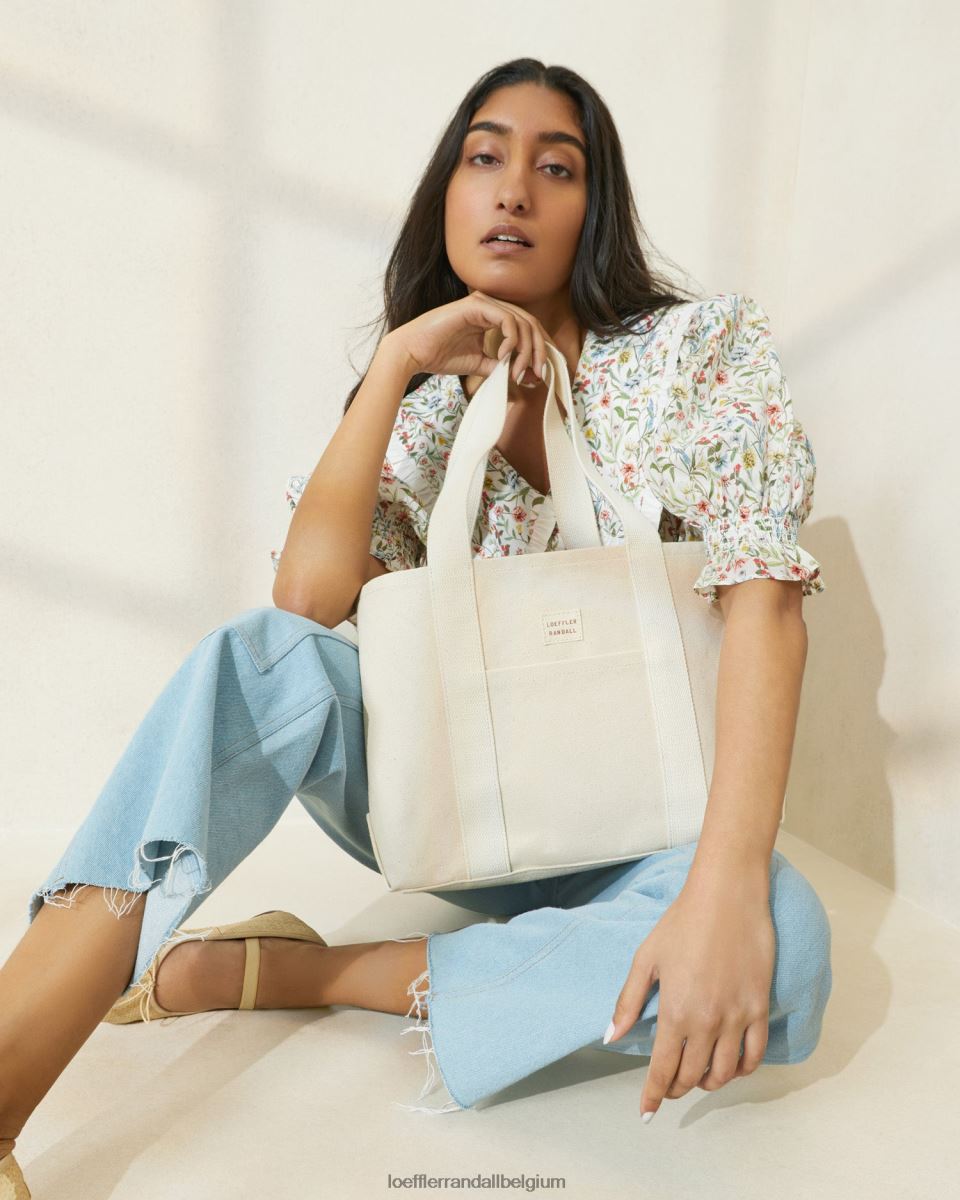Sacs Loeffler Randall cabas moyen bennett naturel femmes 04V42L313