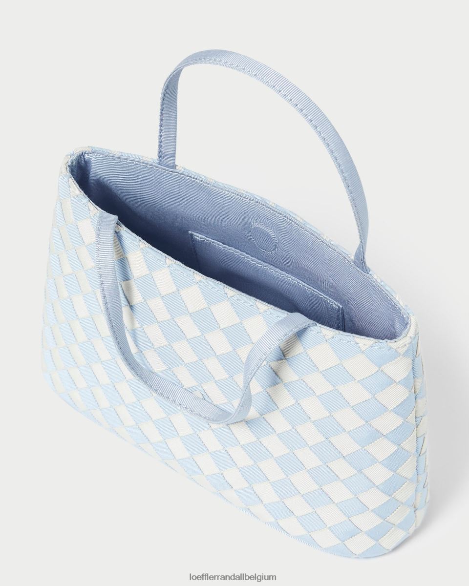 Sacs Loeffler Randall mini fourre-tout minnow bleu clair/crème femmes 04V42L317