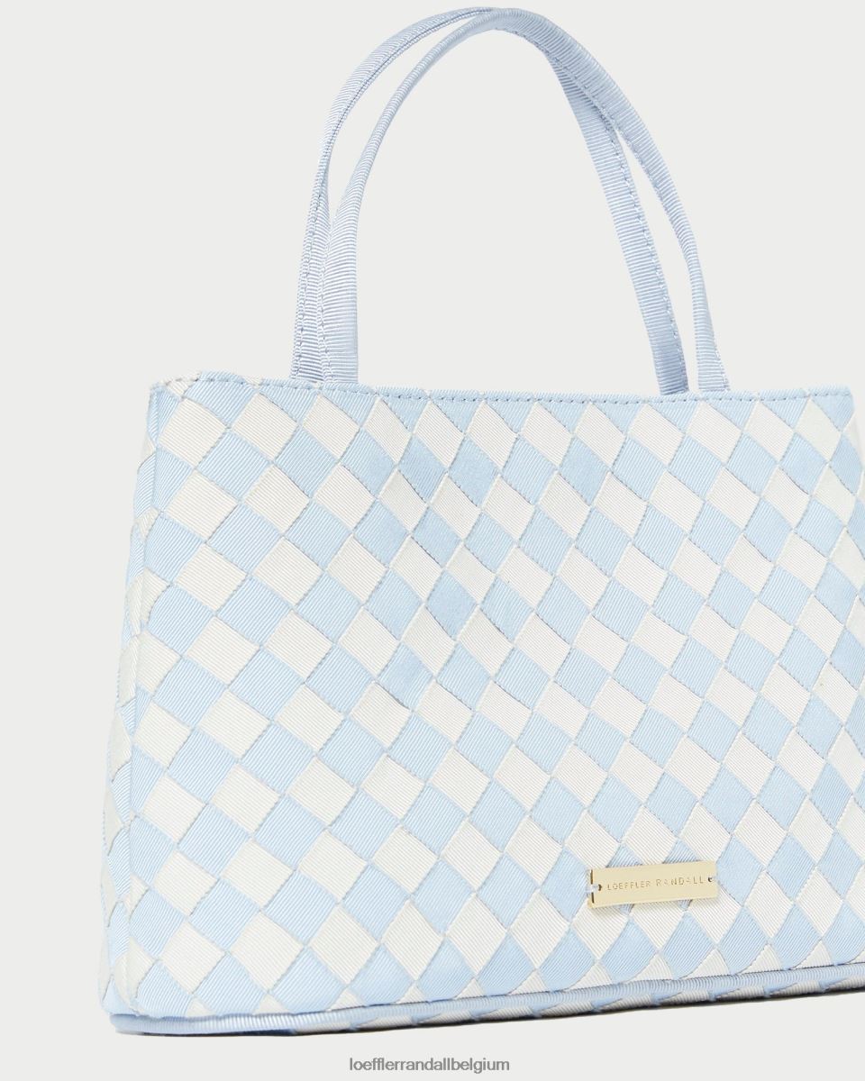 Sacs Loeffler Randall mini fourre-tout minnow bleu clair/crème femmes 04V42L317