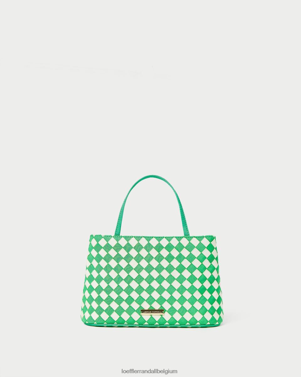 Sacs Loeffler Randall mini fourre-tout minnow vert/crème femmes 04V42L320