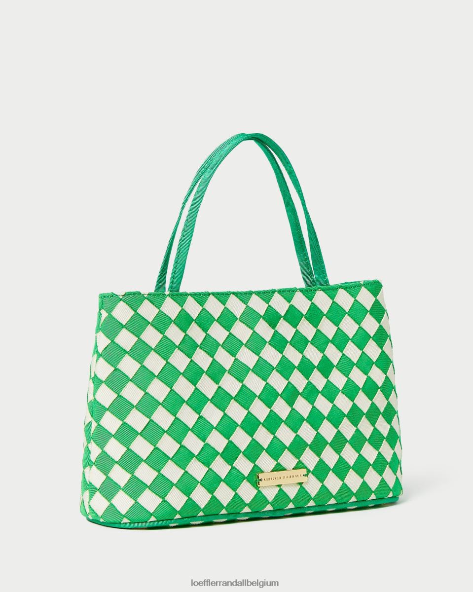 Sacs Loeffler Randall mini fourre-tout minnow vert/crème femmes 04V42L320