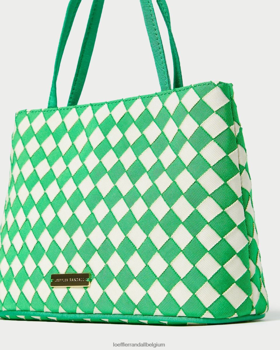 Sacs Loeffler Randall mini fourre-tout minnow vert/crème femmes 04V42L320