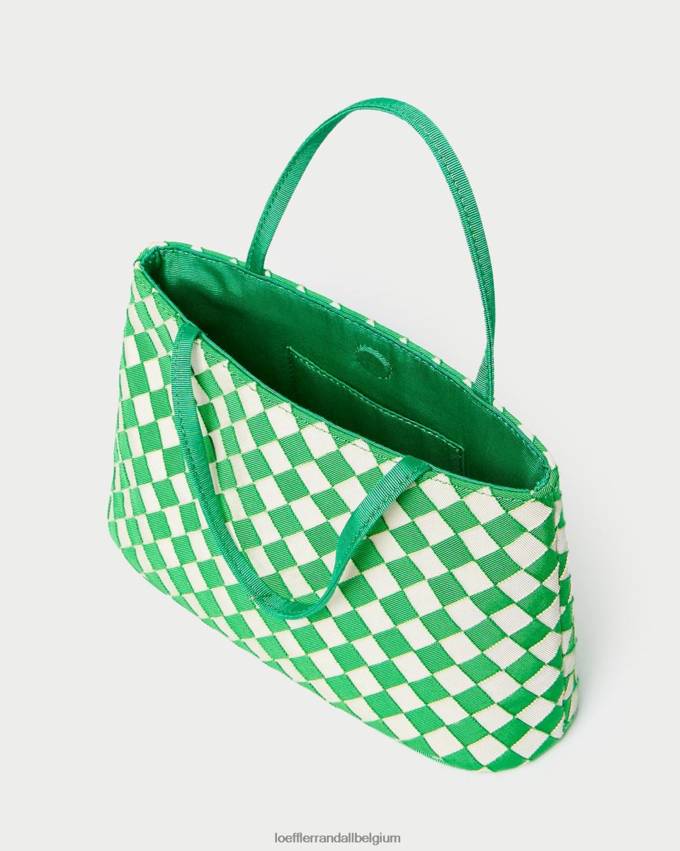 Sacs Loeffler Randall mini fourre-tout minnow vert/crème femmes 04V42L320