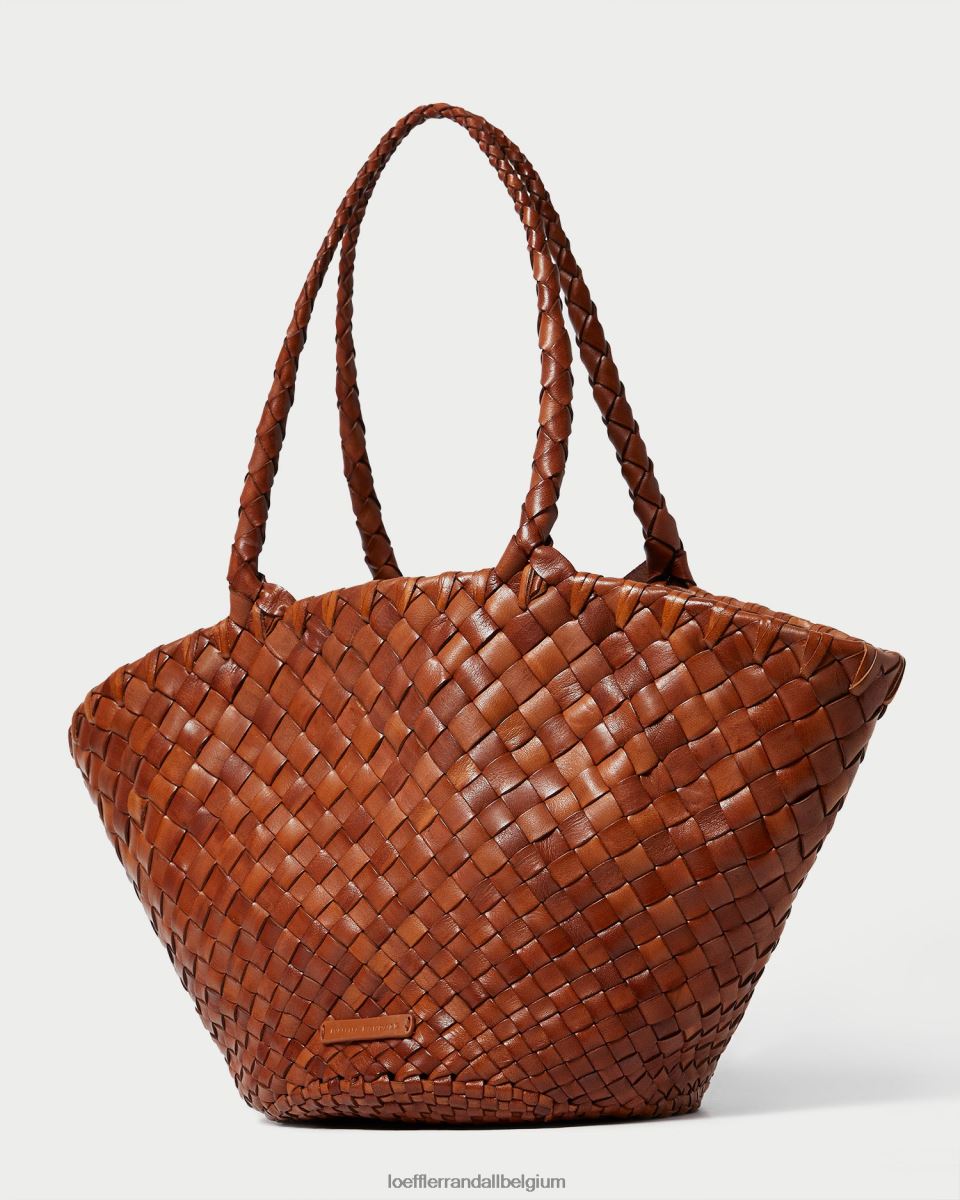 Sacs Loeffler Randall sac à main en cuir tressé Kai Charpente femmes 04V42L318
