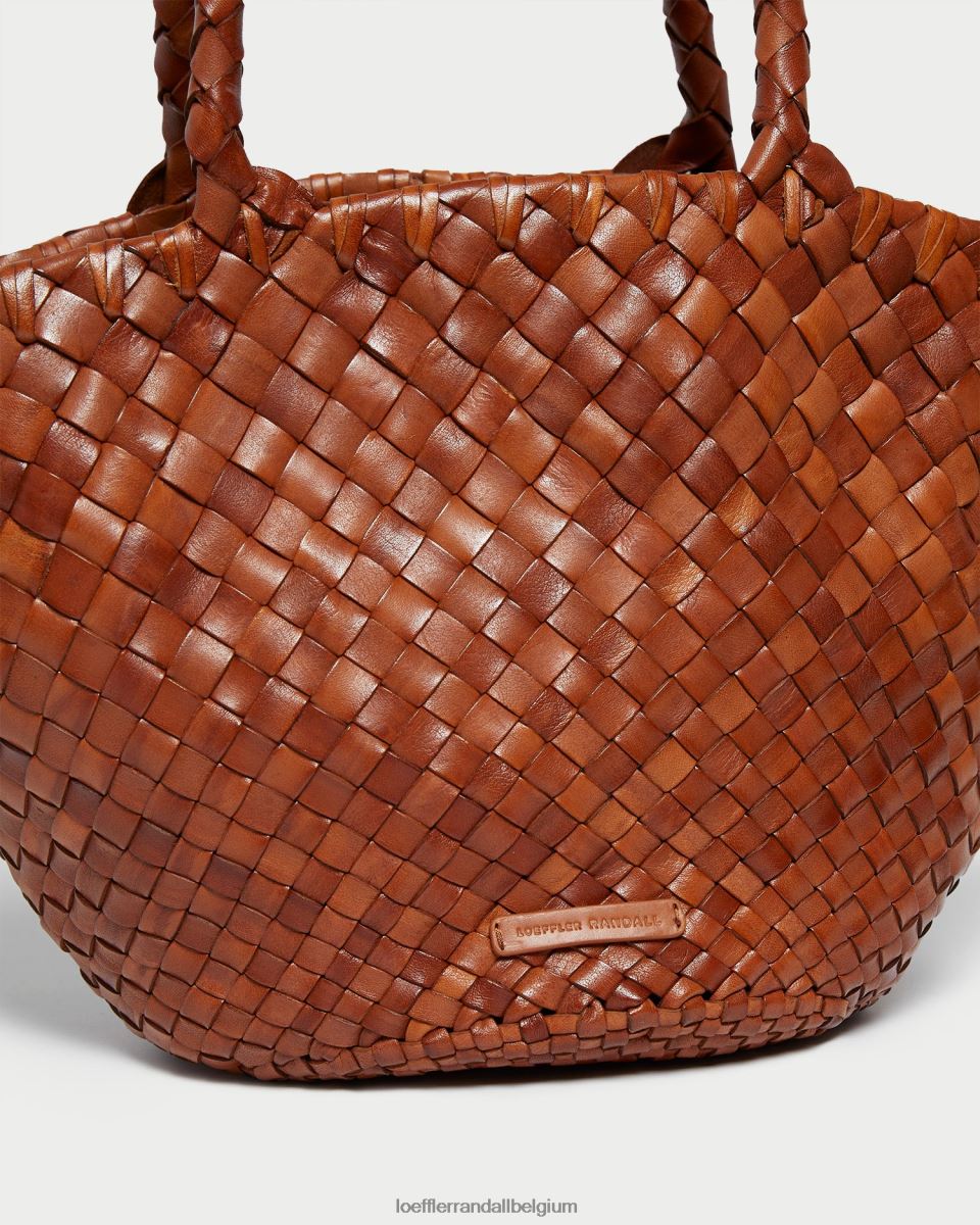 Sacs Loeffler Randall sac à main en cuir tressé Kai Charpente femmes 04V42L318