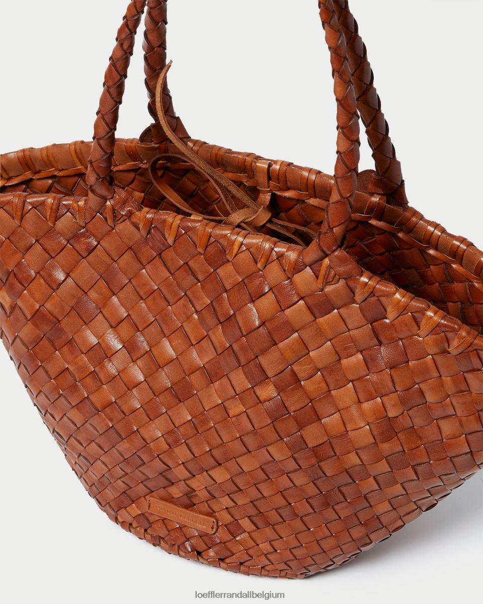 Sacs Loeffler Randall sac à main en cuir tressé Kai Charpente femmes 04V42L318