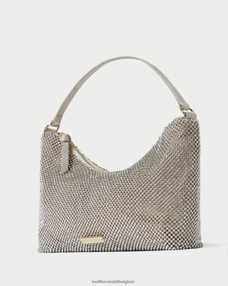 Sacs Loeffler Randall sac baguette cam à diamants or femmes 04V42L399