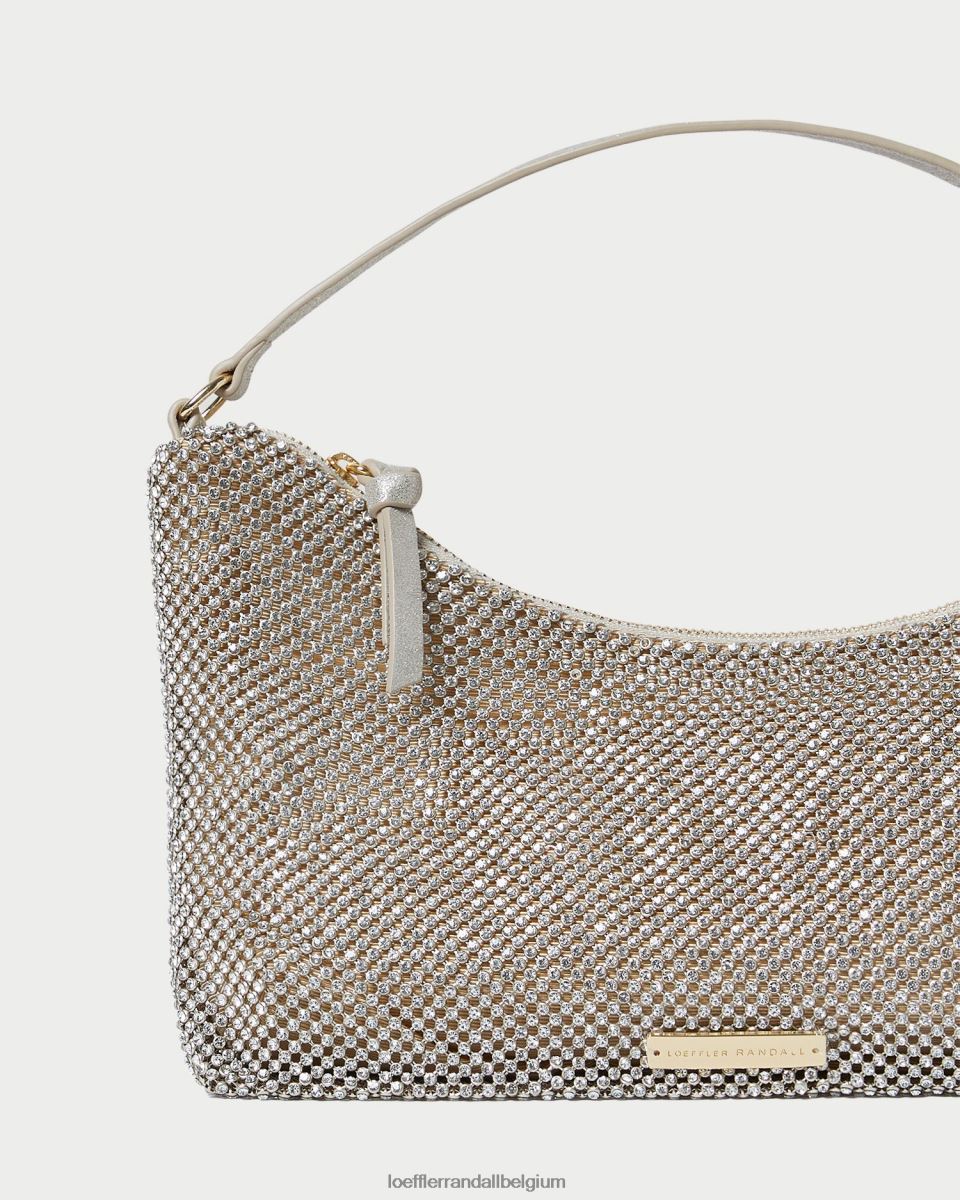 Sacs Loeffler Randall sac baguette cam à diamants or femmes 04V42L399