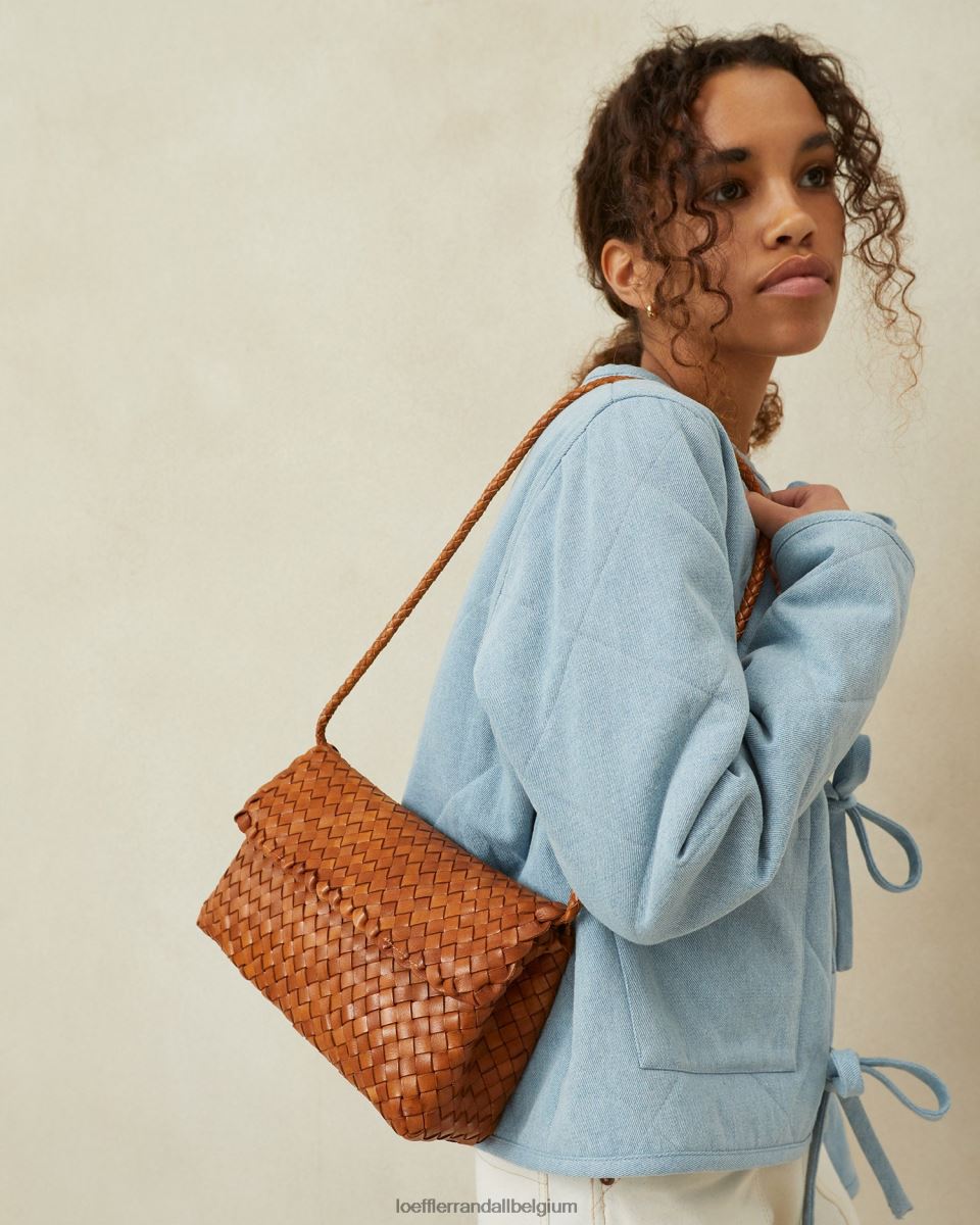 Sacs Loeffler Randall sac porté épaule mabel marron Charpente femmes 04V42L401