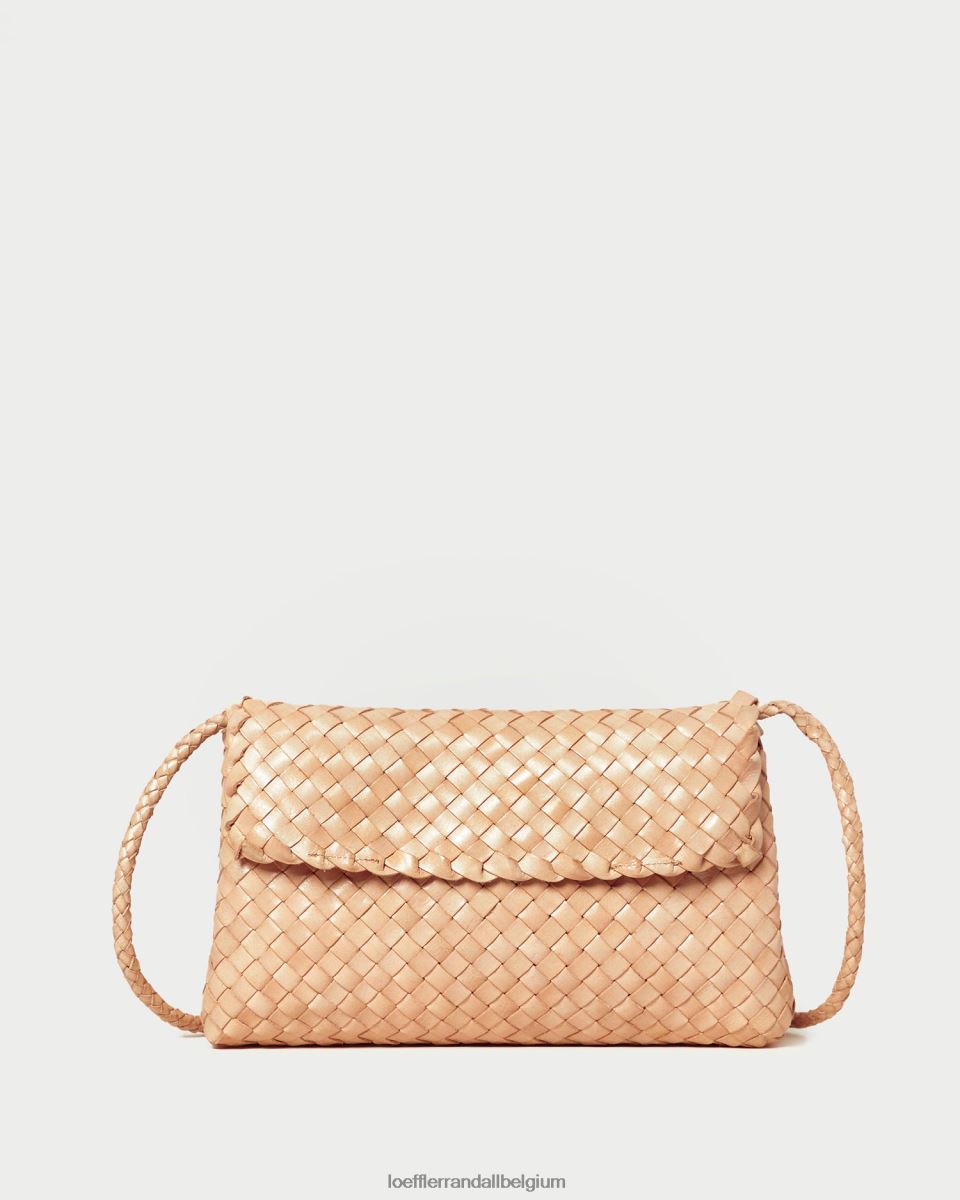 Sacs Loeffler Randall sac porté épaule mabel sable du désert femmes 04V42L402