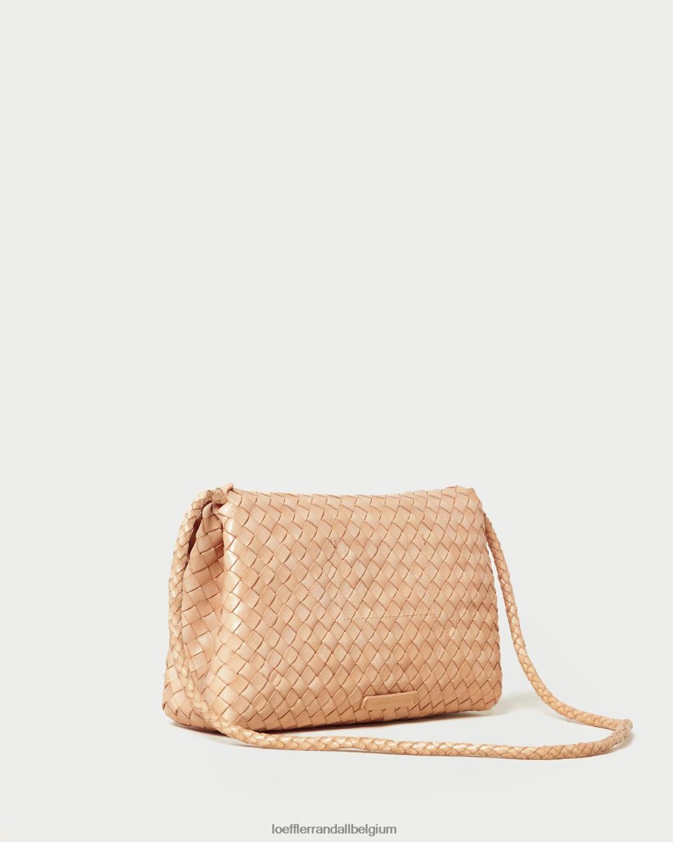 Sacs Loeffler Randall sac porté épaule mabel sable du désert femmes 04V42L402