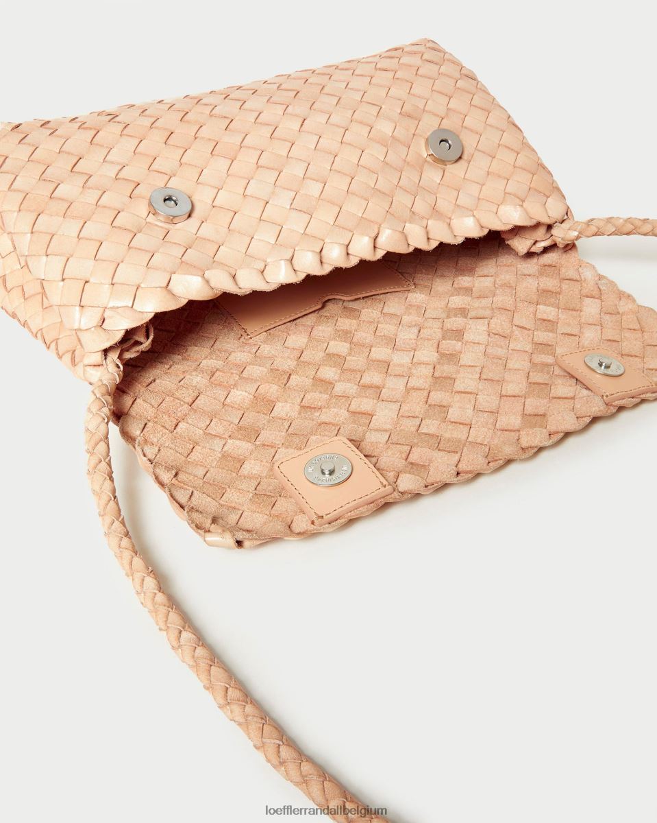 Sacs Loeffler Randall sac porté épaule mabel sable du désert femmes 04V42L402