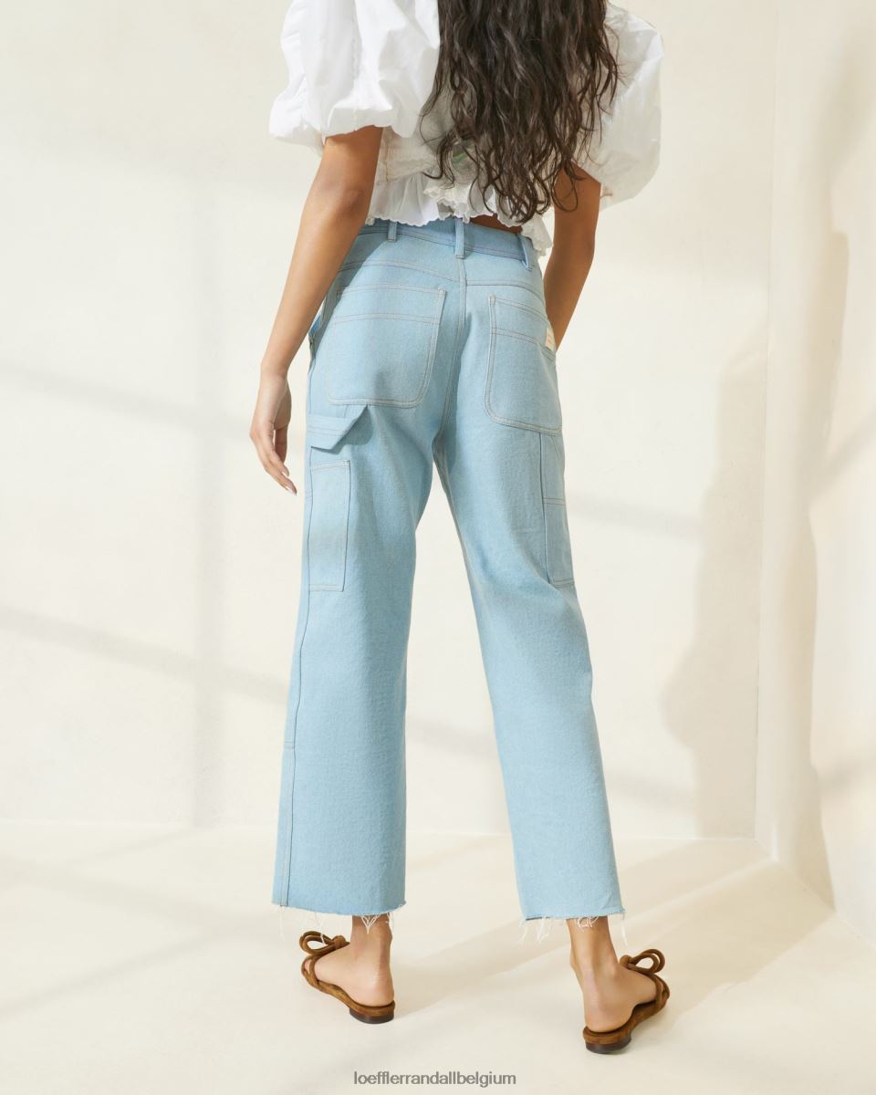 vêtements Loeffler Randall pantalon de charpentier roy jean léger femmes 04V42L216