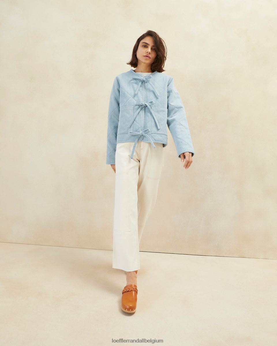 vêtements Loeffler Randall veste de grange emmett jean léger femmes 04V42L258